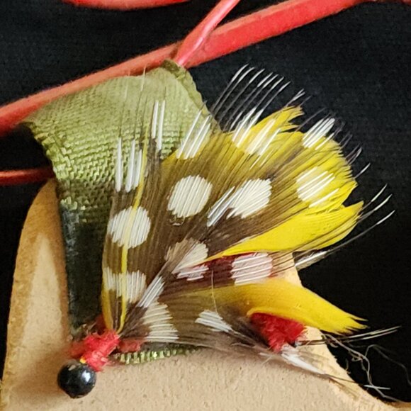 Vintage Fishing Vest Rods/Poles A Tough Job To Tackle Refrigerator/Fridge Magnet - Picture 7 of 7